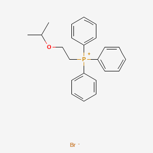 molecular formula C23H26BrOP B13144742 (2-Isopropoxyethyl)triphenylphosphonium bromide CAS No. 101610-48-4