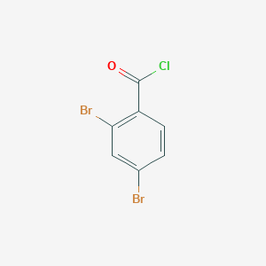 molecular formula C7H3Br2ClO B1314478 2,4-Dibromobenzoyl chloride CAS No. 59615-16-6