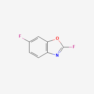 molecular formula C7H3F2NO B13144784 2,6-Difluorobenzo[d]oxazole 