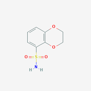 molecular formula C8H9NO4S B1314480 2,3-Dihydro-1,4-benzodioxine-5-sulfonamide CAS No. 87474-16-6