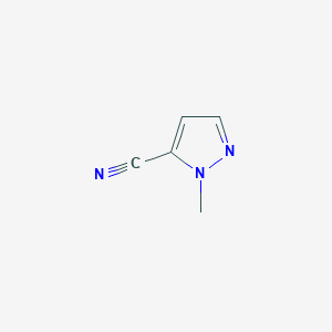 molecular formula C5H5N3 B1314481 1-甲基-1H-吡唑-5-腈 CAS No. 66121-72-0