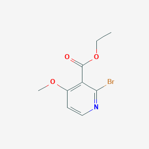 molecular formula C9H10BrNO3 B13144855 Ethyl 2-bromo-4-methoxynicotinate CAS No. 87853-68-7