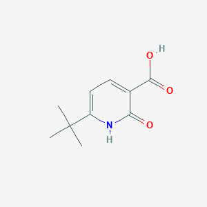 molecular formula C10H13NO3 B1314486 6-tert-Butyl-2-oxo-1,2-dihydro-pyridine-3-carboxylic acid CAS No. 86776-92-3
