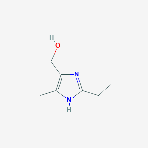 molecular formula C7H12N2O B1314488 (2-Ethyl-4-methyl-1H-imidazol-5-yl)methanol CAS No. 94887-76-0