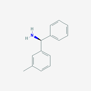 molecular formula C14H15N B13144911 (S)-Phenyl(M-tolyl)methanamine 