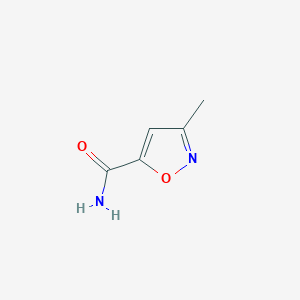 molecular formula C5H6N2O2 B1314496 3-甲基异噁唑-5-甲酰胺 CAS No. 38955-11-2