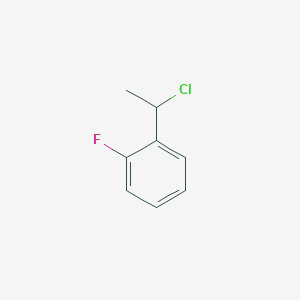 molecular formula C8H8ClF B1314499 1-(1-Chloroethyl)-2-fluorobenzene CAS No. 60907-87-1