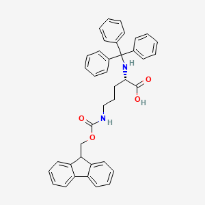 molecular formula C39H36N2O4 B13145018 Trt-Orn(Fmoc)-OH 