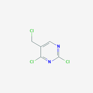 molecular formula C5H3Cl3N2 B1314503 2,4-Dichloro-5-(chloromethyl)pyrimidine CAS No. 7627-38-5