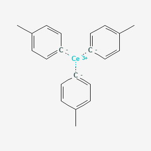 molecular formula C21H21Ce B13145076 Tri-p-tolylcerium 