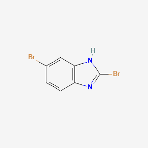 molecular formula C7H4Br2N2 B1314508 2,5-dibromo-1H-benzo[d]imidazole CAS No. 106072-43-9