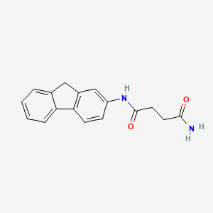 molecular formula C17H16N2O2 B13145080 N-9H-Fluoren-2-ylbutanediamide CAS No. 64508-97-0