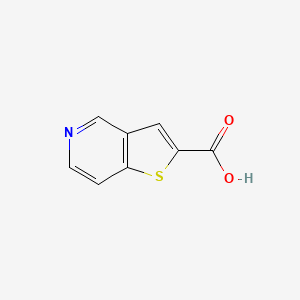 molecular formula C8H5NO2S B1314513 Thieno[3,2-C]pyridine-2-carboxylic acid CAS No. 86236-37-5