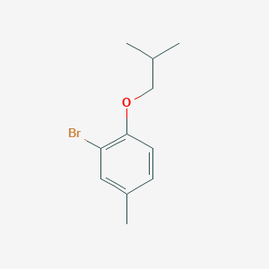 molecular formula C11H15BrO B1314516 2-Bromo-1-isobutoxy-4-methylbenzene CAS No. 99857-52-0