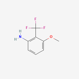 molecular formula C8H8F3NO B1314517 3-Methoxy-2-(trifluoromethyl)aniline CAS No. 53982-03-9