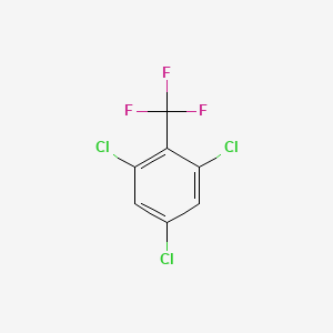molecular formula C7H2Cl3F3 B1314521 1,3,5-Trichloro-2-(trifluoromethyl)benzene CAS No. 567-59-9