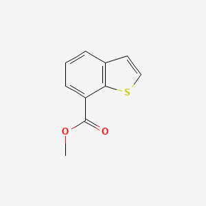 molecular formula C10H8O2S B1314529 甲基苯并[b]噻吩-7-羧酸酯 CAS No. 110449-94-0