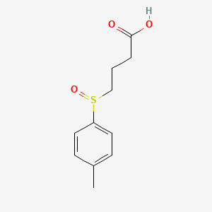 molecular formula C11H14O3S B1314538 Butanoic acid, 4-[(4-methylphenyl)sulfinyl]- CAS No. 100059-07-2