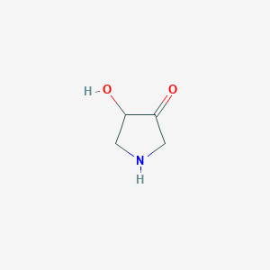 molecular formula C4H7NO2 B13145441 4-Hydroxypyrrolidin-3-one 
