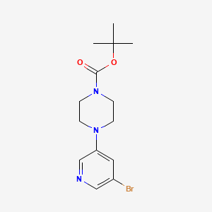molecular formula C14H20BrN3O2 B1314547 叔丁基 4-(5-溴吡啶-3-基)哌嗪-1-甲酸酯 CAS No. 412348-60-8