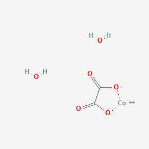 molecular formula C2H4CoO6 B13145473 cobalt(2+);oxalate;dihydrate 