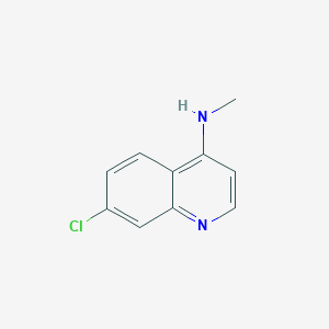B1314550 7-chloro-N-methylquinolin-4-amine CAS No. 21875-67-2