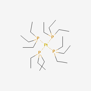molecular formula C24H60P4Pt B13145543 Tetrakis(triethylphosphine)platinum 