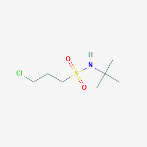 molecular formula C7H16ClNO2S B1314556 N-tert-butyl-3-chloropropane-1-sulfonamide CAS No. 63132-85-4