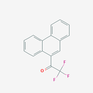 molecular formula C16H9F3O B1314562 9-Phenanthryl trifluoromethyl ketone CAS No. 163082-41-5