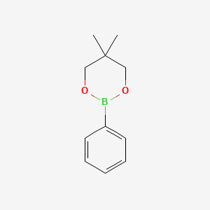 molecular formula C11H15BO2 B1314563 5,5-Dimethyl-2-phenyl-1,3,2-dioxaborinane CAS No. 5123-13-7