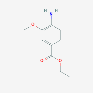 molecular formula C10H13NO3 B1314564 Ethyl 4-amino-3-methoxybenzoate CAS No. 73368-41-9