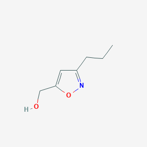 molecular formula C7H11NO2 B1314569 (3-Propyl-isoxazol-5-yl)-methanol CAS No. 14716-91-7