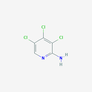 molecular formula C5H3Cl3N2 B1314572 3,4,5-三氯吡啶-2-胺 CAS No. 55933-91-0