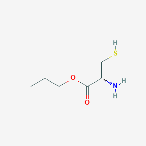 molecular formula C6H13NO2S B13145765 (R)-Propyl2-amino-3-mercaptopropanoate 