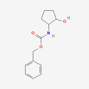 molecular formula C13H17NO3 B1314577 Benzyl (2-hydroxycyclopentyl)carbamate CAS No. 221152-90-5