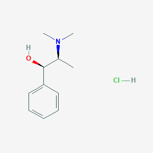 molecular formula C₁₁H₁₈ClNO B131458 l-Methylephedrine hydrochloride CAS No. 18760-80-0
