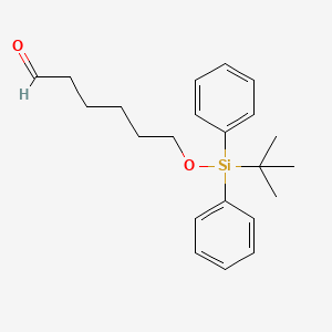 molecular formula C22H30O2Si B1314580 6-(t-Butyldiphenylsilyloxy)hexanal CAS No. 118794-70-0