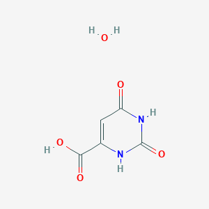 molecular formula C5H6N2O5 B131459 Orotic acid monohydrate CAS No. 50887-69-9