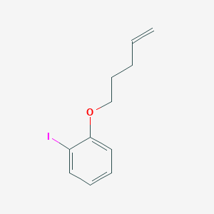 B1314590 Benzene, 1-iodo-2-(4-pentenyloxy)- CAS No. 107616-61-5