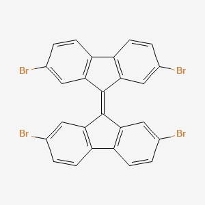 molecular formula C26H12Br4 B1314609 2,2',7,7'-Tetrabromo-9,9'-bifluorenylidene CAS No. 27192-91-2