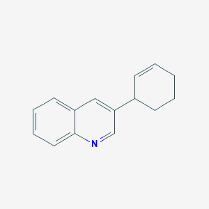molecular formula C15H15N B1314610 3-(2-Cyclohexenyl)quinoline CAS No. 111678-27-4