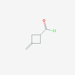 molecular formula C6H7ClO B1314615 3-亚甲基环丁烷甲酰氯 CAS No. 98198-78-8