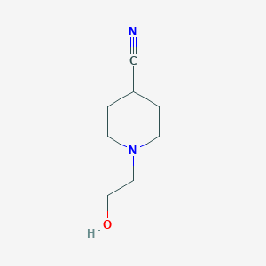 molecular formula C8H14N2O B1314620 1-(2-Hydroxyethyl)piperidine-4-carbonitrile CAS No. 21168-73-0