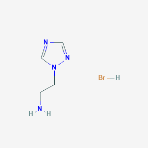 molecular formula C4H9BrN4 B1314624 2-(1H-1,2,4-Triazol-1-yl)ethanamine hydrobromide 