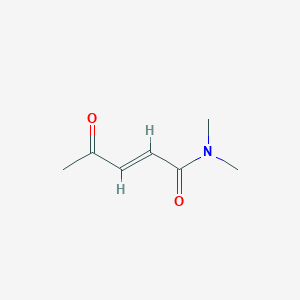 molecular formula C7H11NO2 B131463 (2E)-N,N-Dimethyl-4-oxo-2-pentenamide CAS No. 156462-97-4