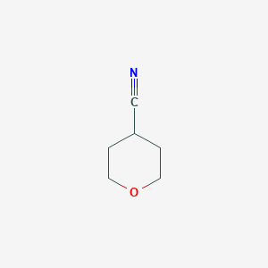 molecular formula C6H9NO B1314638 4-Cyanotetrahydro-4H-pyran CAS No. 4295-99-2