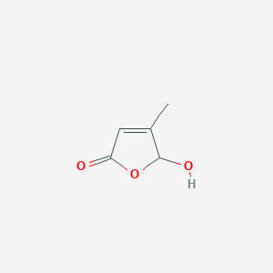 molecular formula C5H6O3 B131464 5-羟基-4-甲基呋喃-2(5H)-酮 CAS No. 40834-42-2