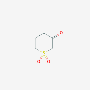 molecular formula C5H8O3S B1314640 Dihydro-2H-thiopyran-3(4H)-one-1,1-dioxide CAS No. 29431-37-6