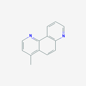 molecular formula C13H10N2 B13146440 4-Methyl-1,7-phenanthroline CAS No. 61351-92-6