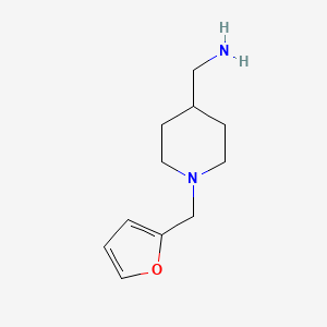 molecular formula C11H18N2O B1314646 [1-(2-Furylmethyl)piperidin-4-yl]methylamine CAS No. 725211-89-2